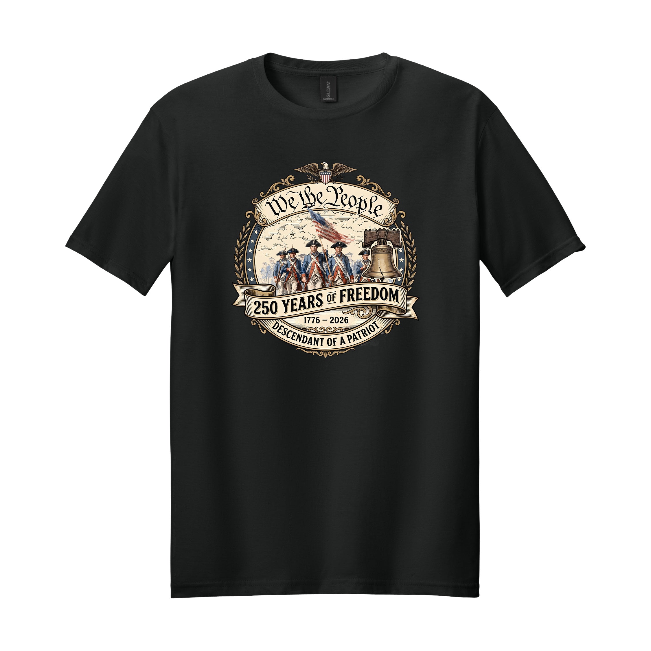 We The People 250 Years of Freedom Tee — Soft Patriotic Graphic T-Shirt