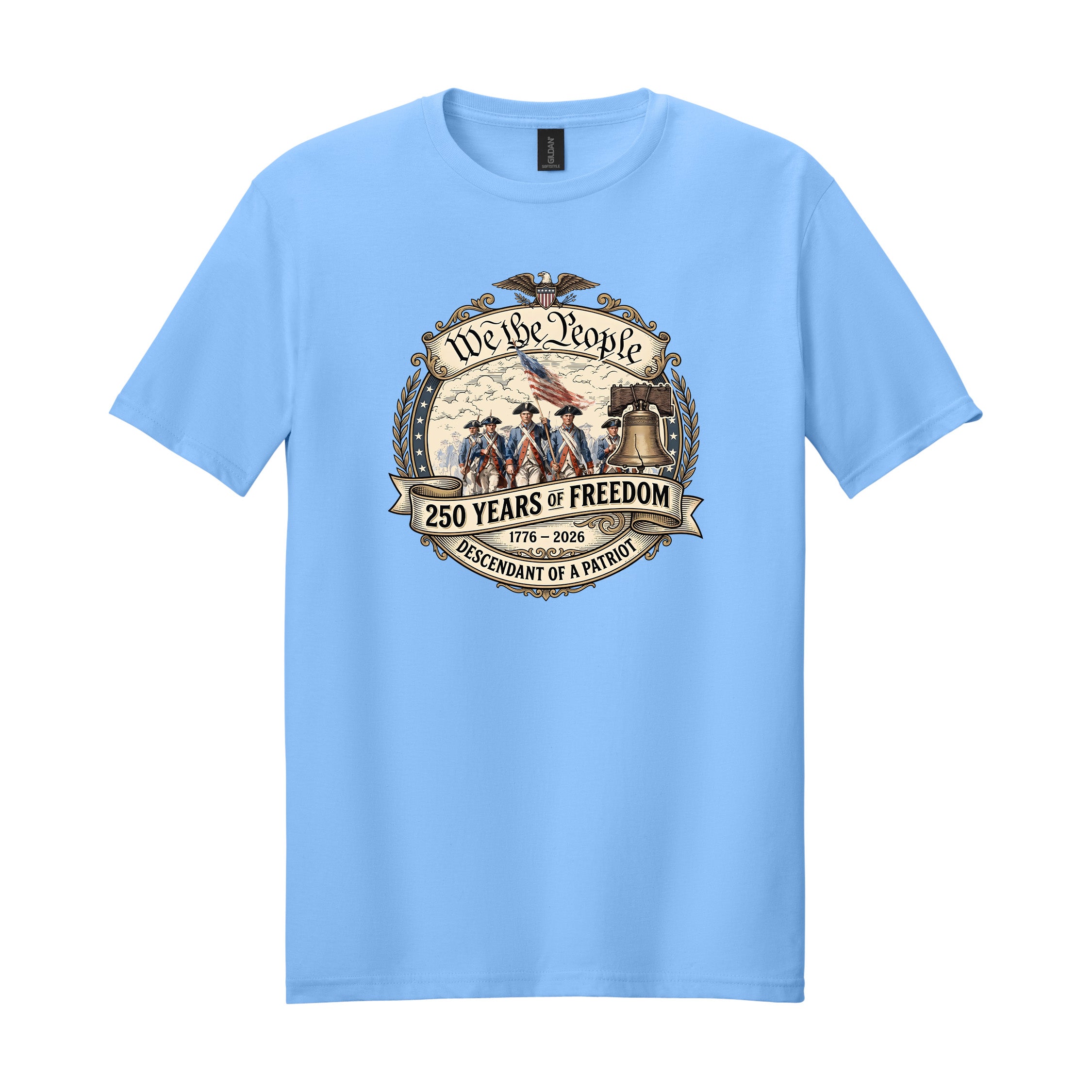 We The People 250 Years of Freedom Tee — Soft Patriotic Graphic T-Shirt