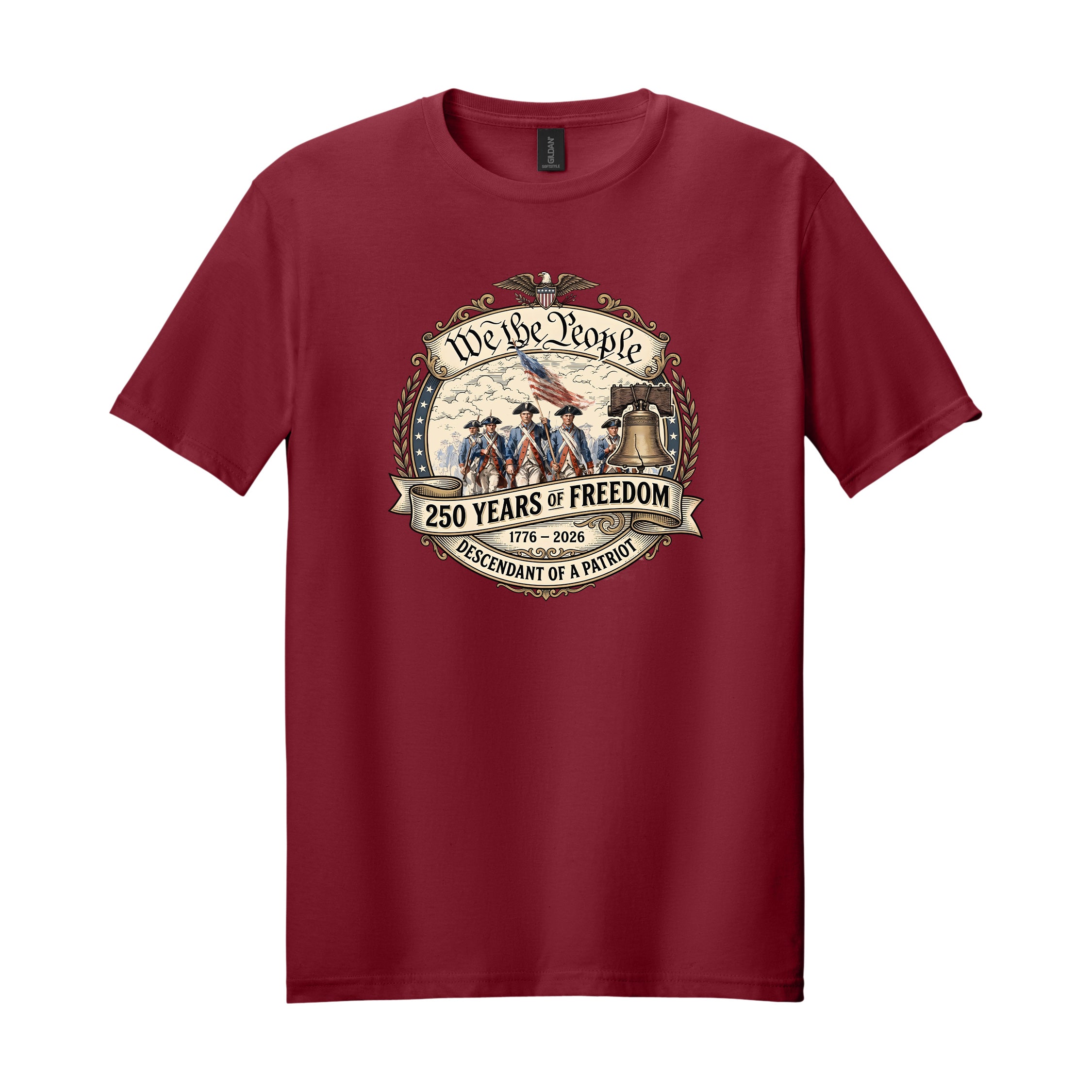 We The People 250 Years of Freedom Tee — Soft Patriotic Graphic T-Shirt