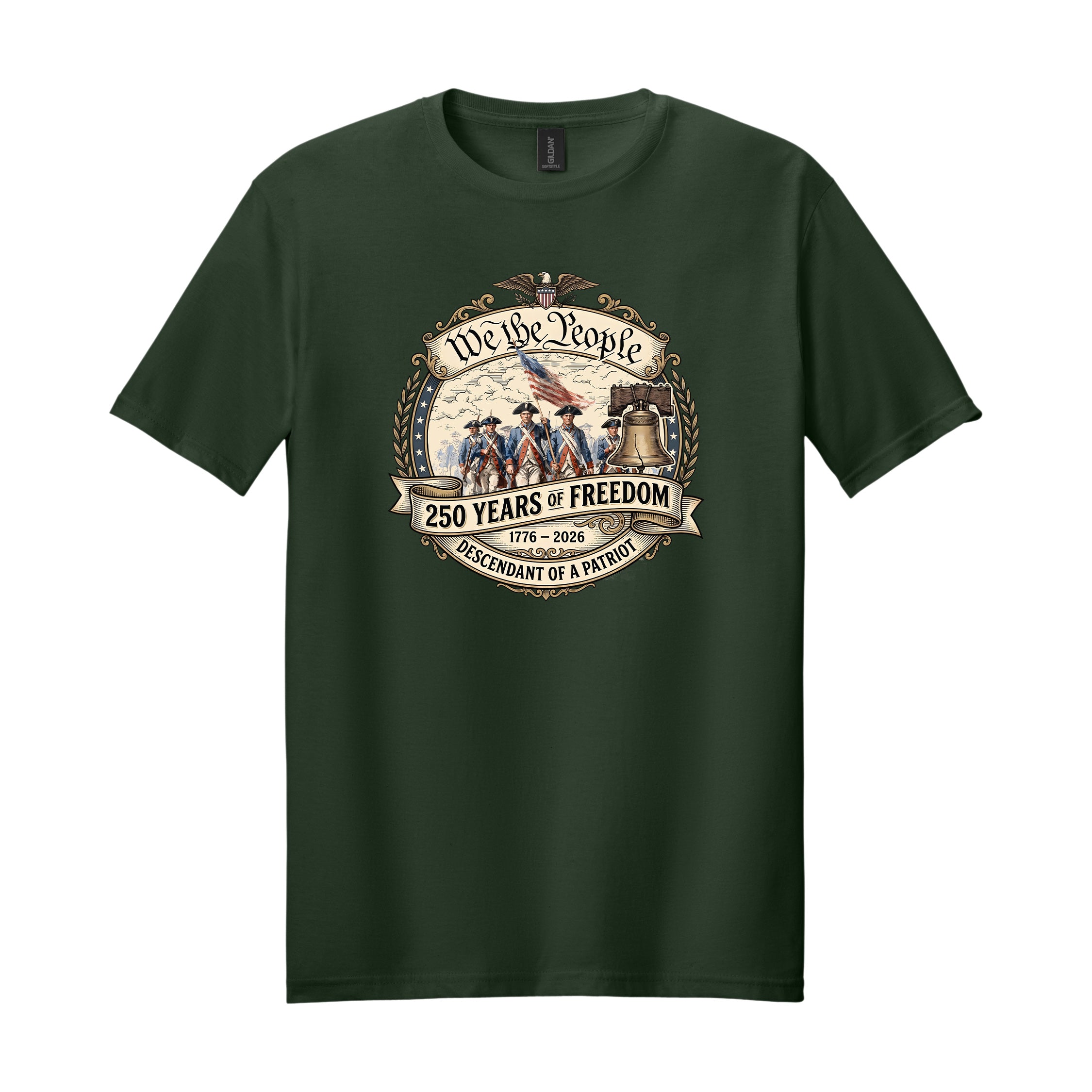 We The People 250 Years of Freedom Tee — Soft Patriotic Graphic T-Shirt