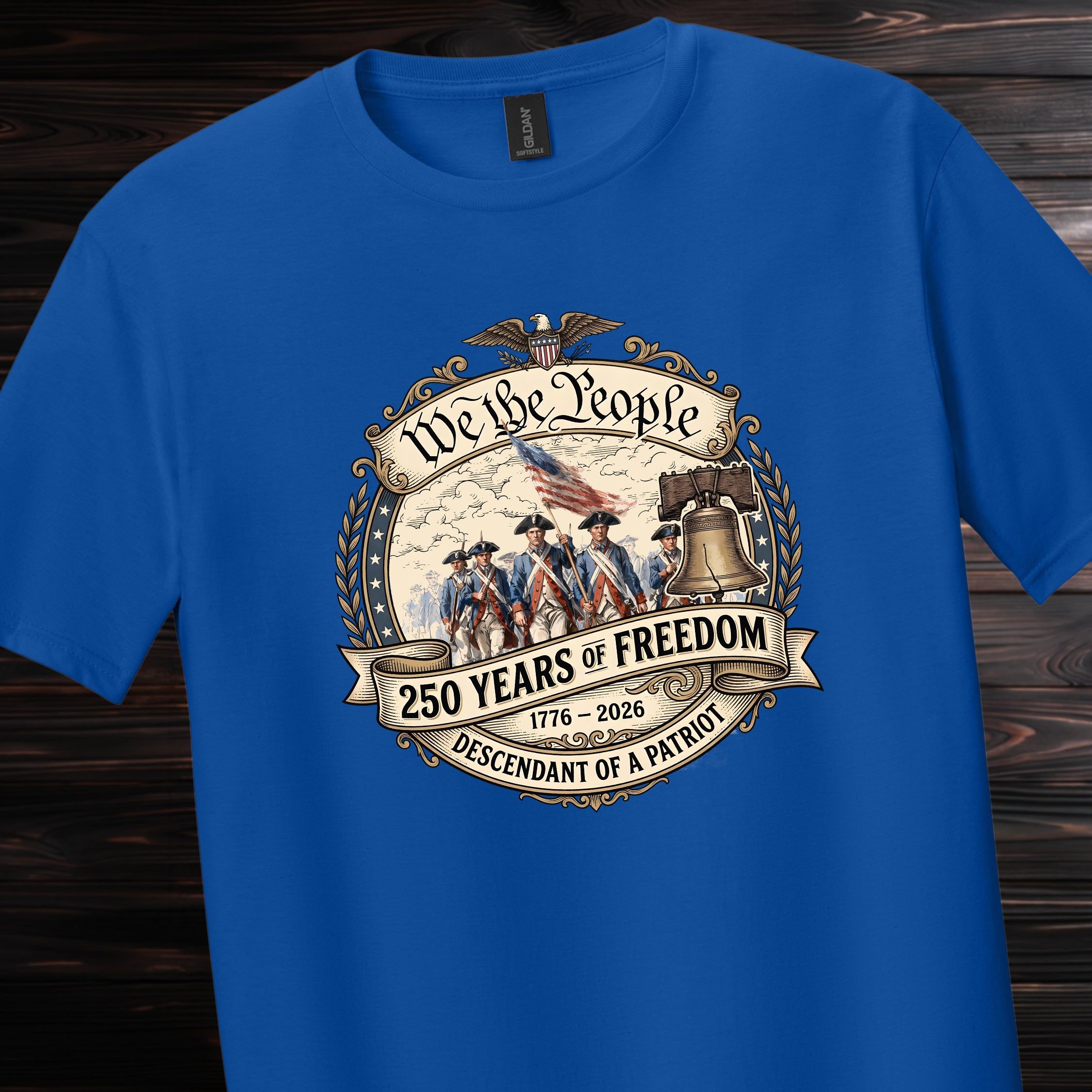 We The People 250 Years of Freedom Tee — Soft Patriotic Graphic T-Shirt