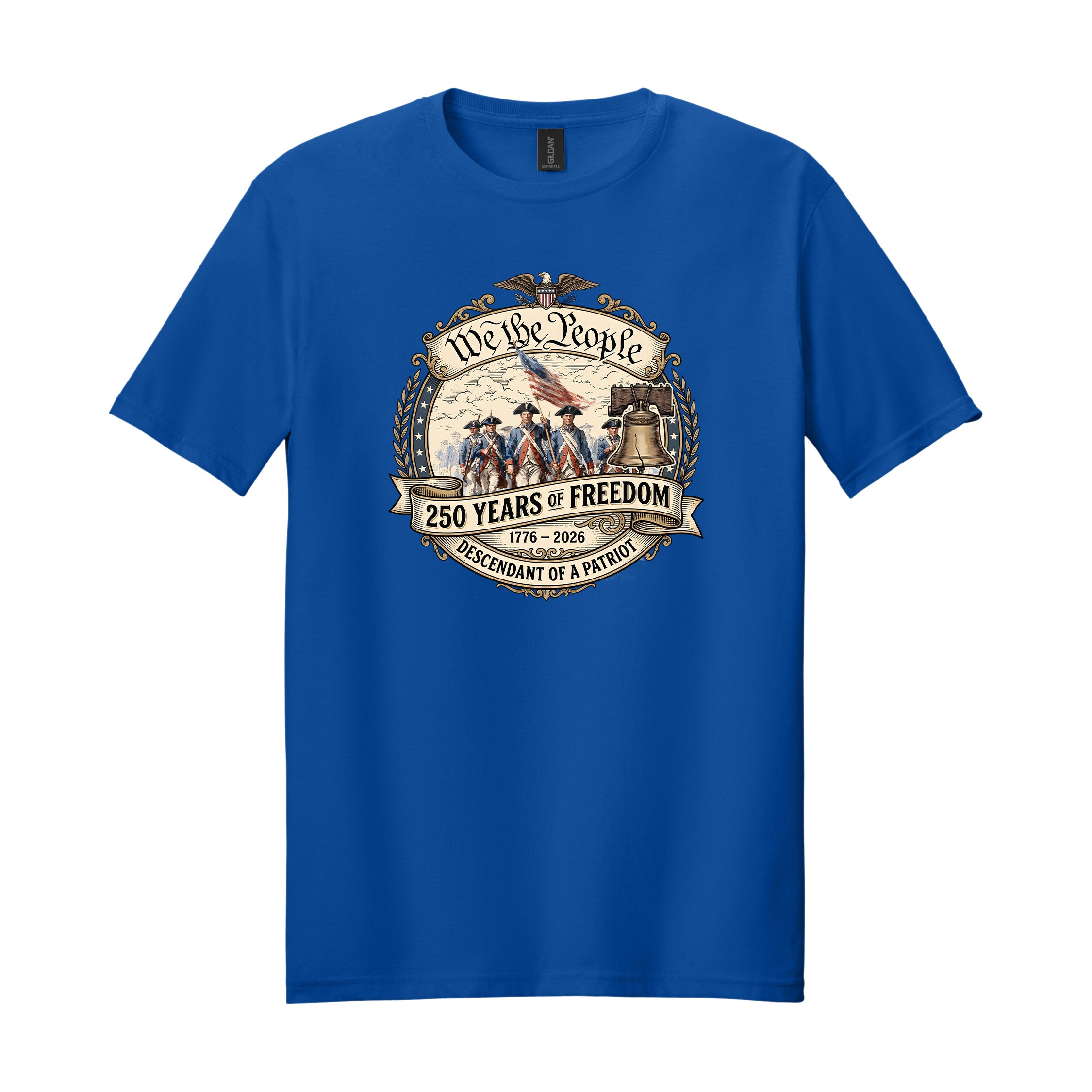 We The People 250 Years of Freedom Tee — Soft Patriotic Graphic T-Shirt