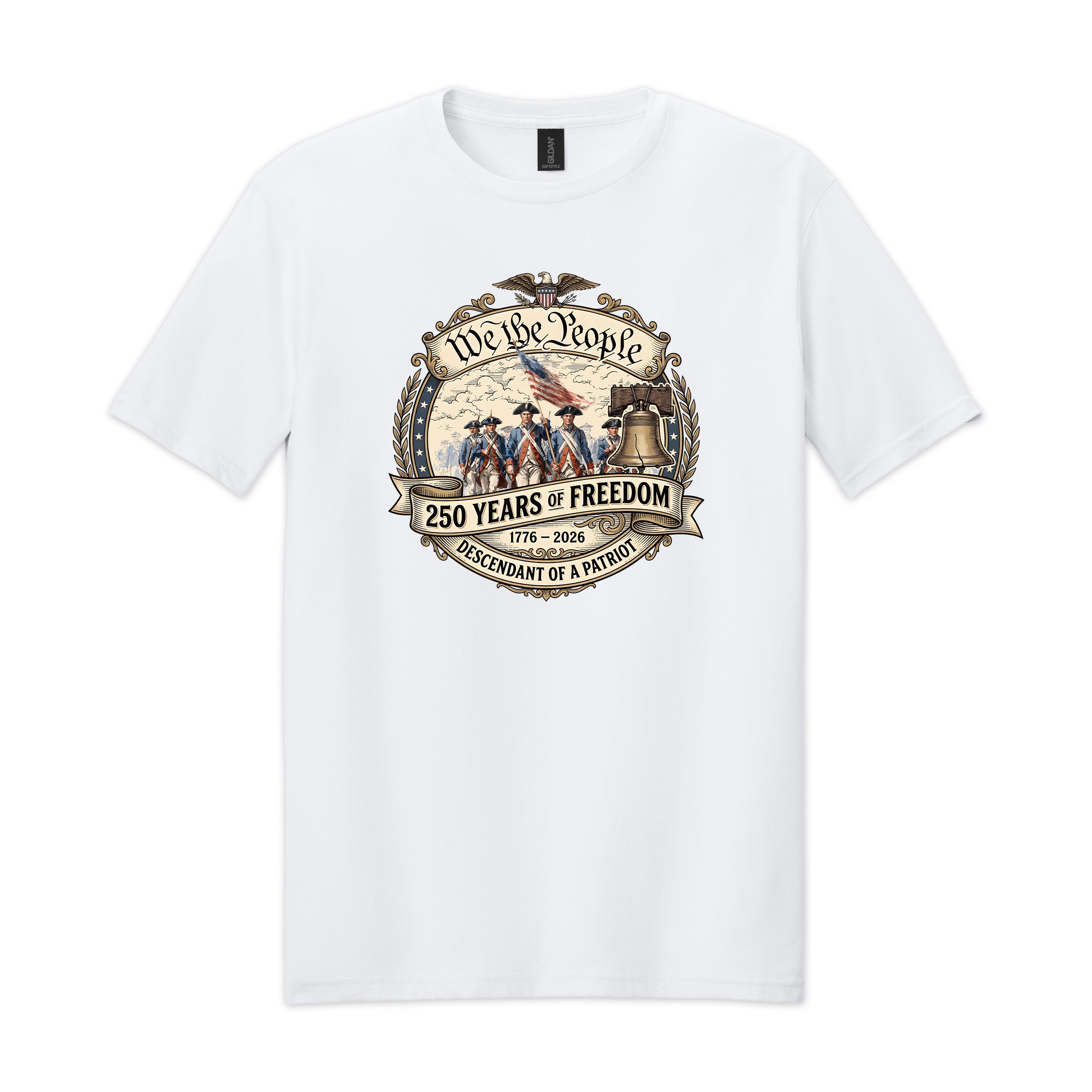 We The People 250 Years of Freedom Tee — Soft Patriotic Graphic T-Shirt