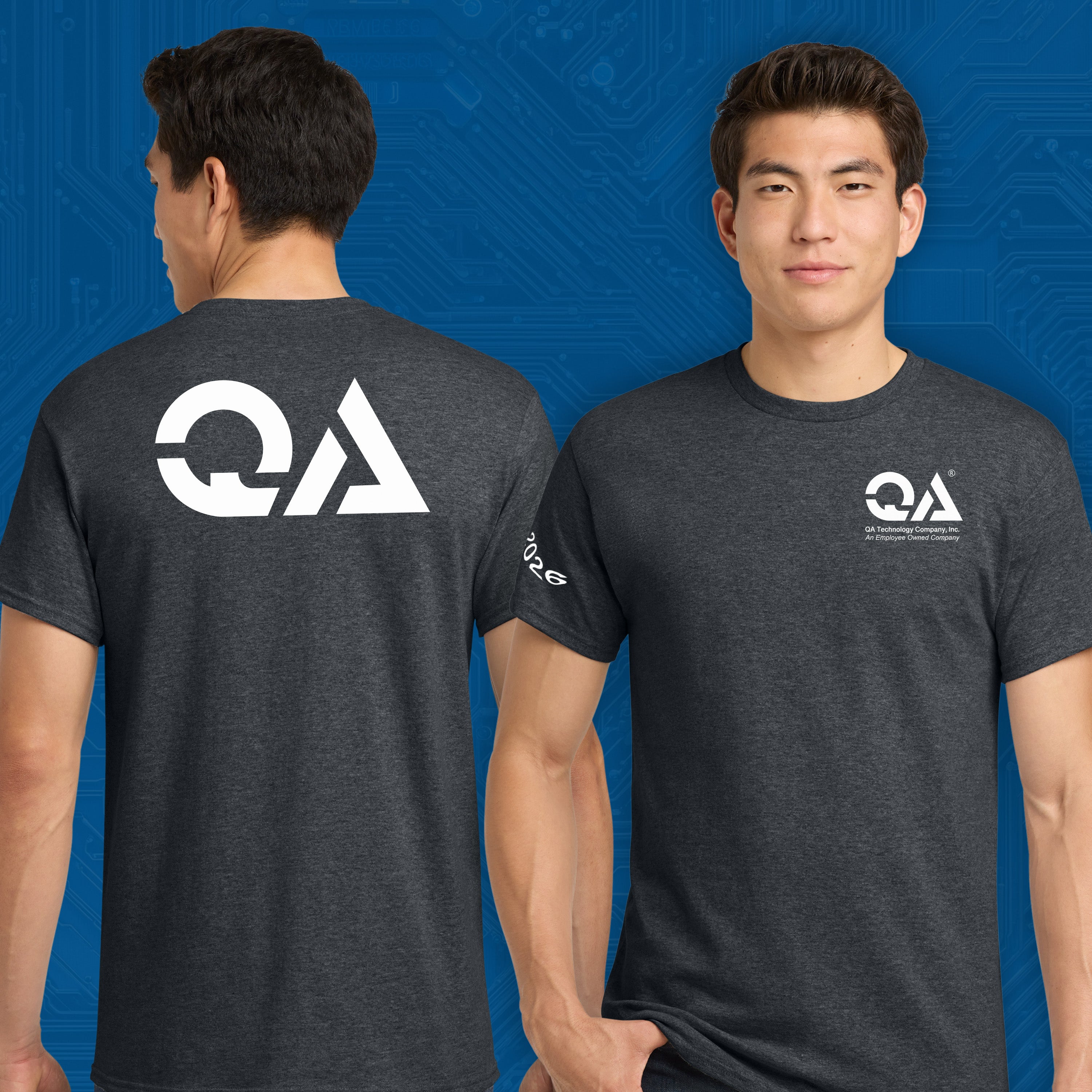QA Company Logo Tee — Heavyweight Workwear T-Shirt