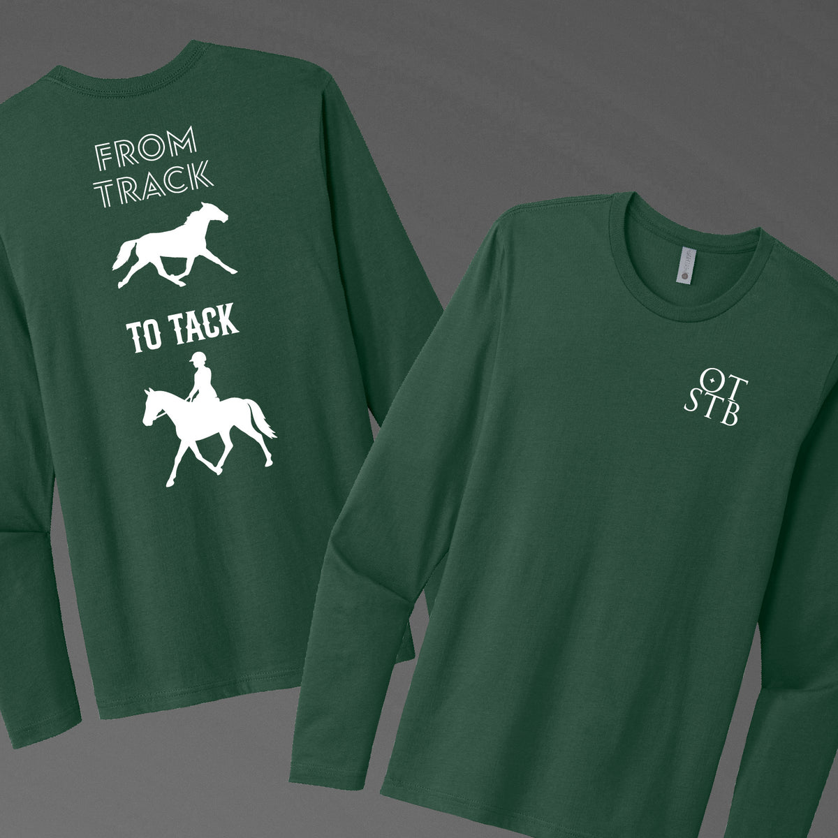 TrôtLine “From Track to Tack” Long Sleeve Tee — Next Level Apparel®