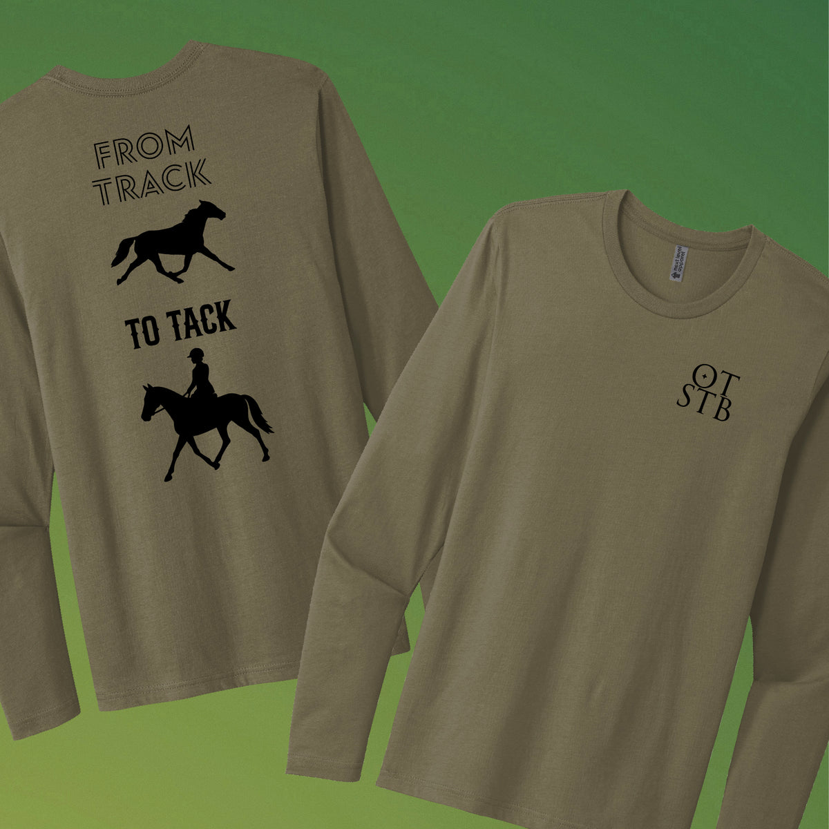 TrôtLine “From Track to Tack” Long Sleeve Tee — Next Level Apparel®
