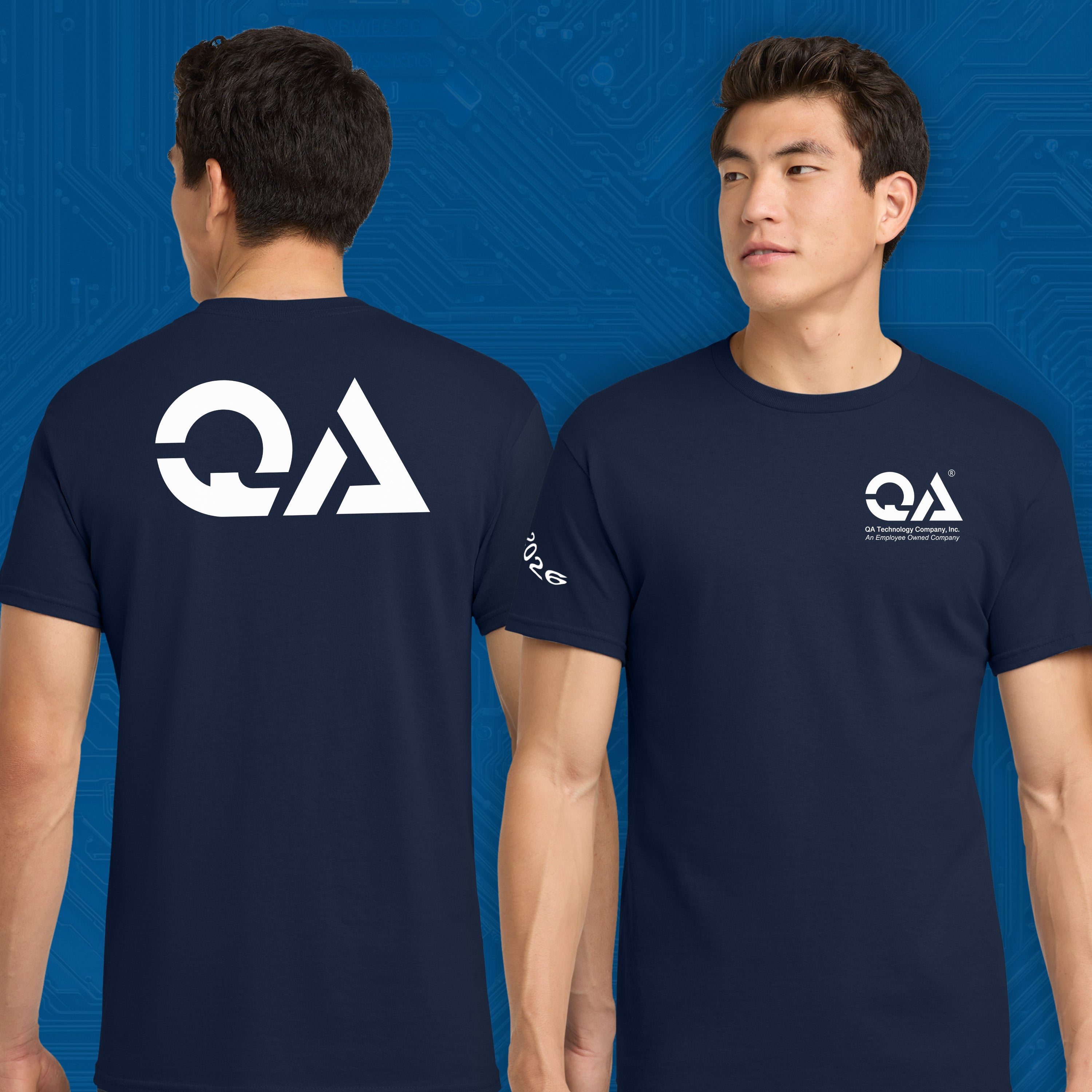 QA Company Logo Tee — Heavyweight Workwear T-Shirt
