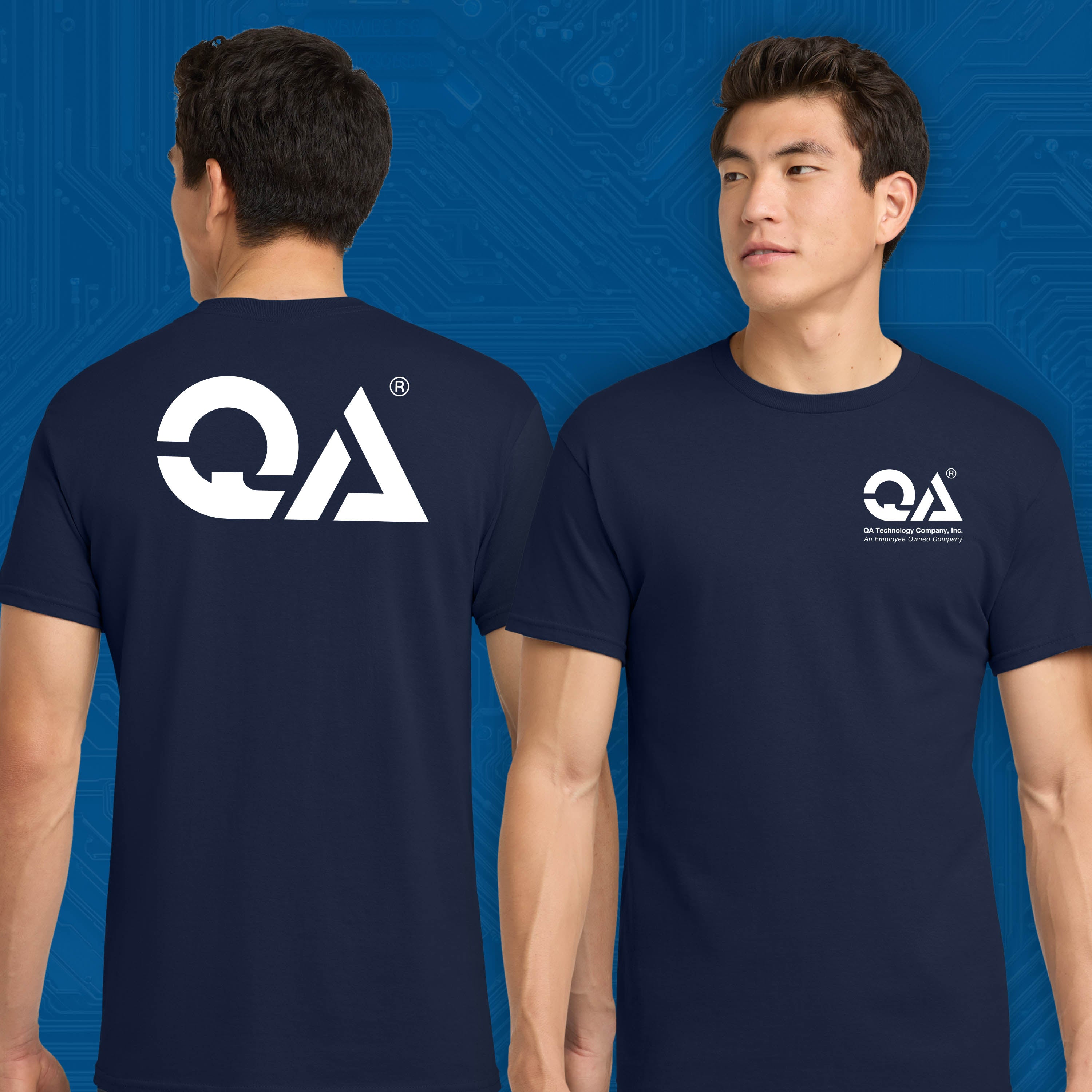 QA Company Logo Tee — Heavyweight Workwear T-Shirt