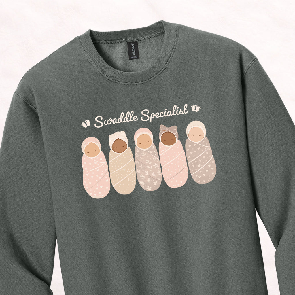 Swaddle Specialist Crewneck — Mother Baby Nurse Sweatshirt