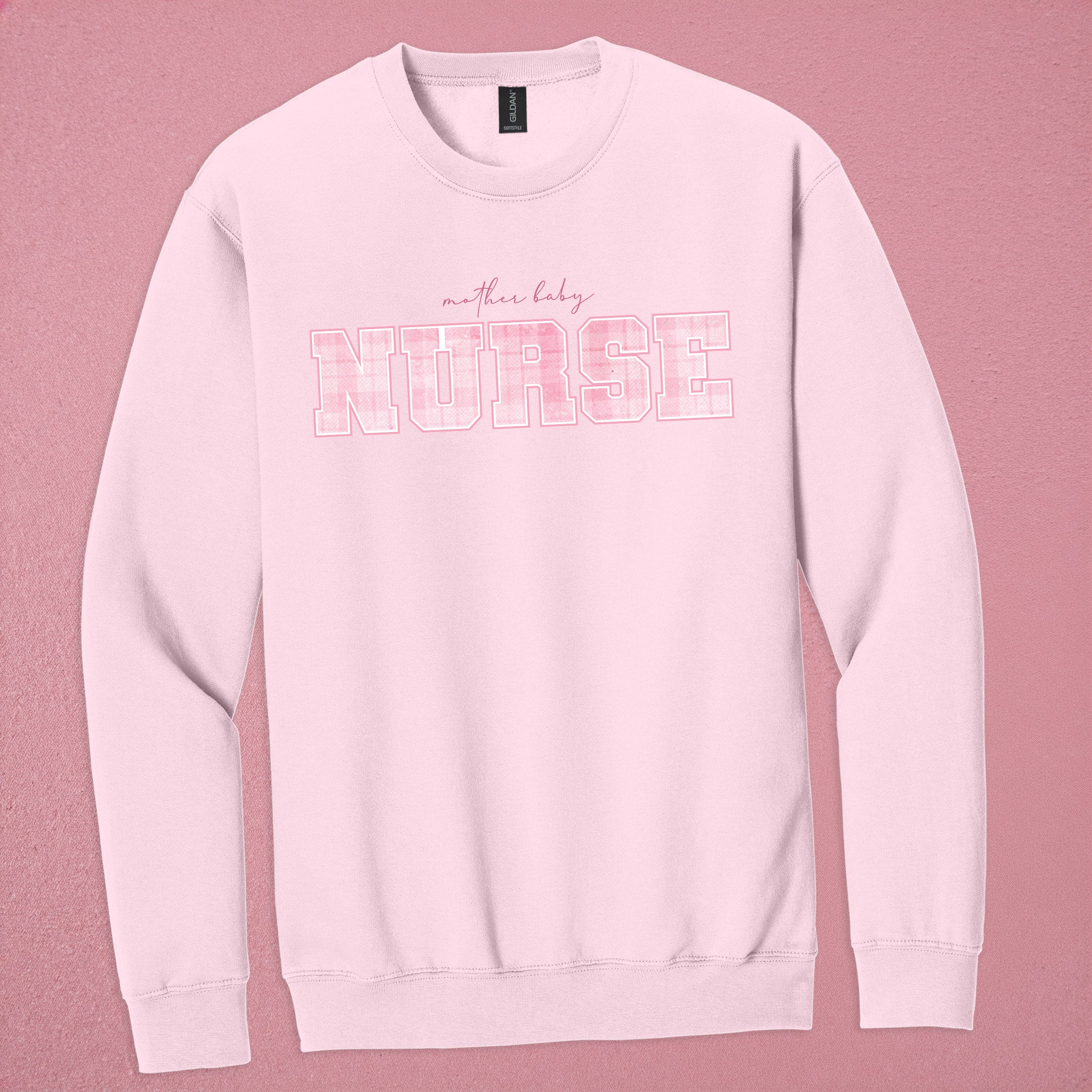 Mother Baby Nurse Crewneck — Postpartum RN Sweatshirt