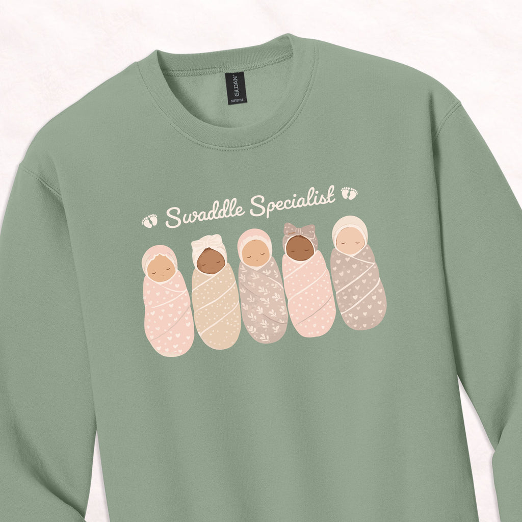 Swaddle Specialist Crewneck — Mother Baby Nurse Sweatshirt