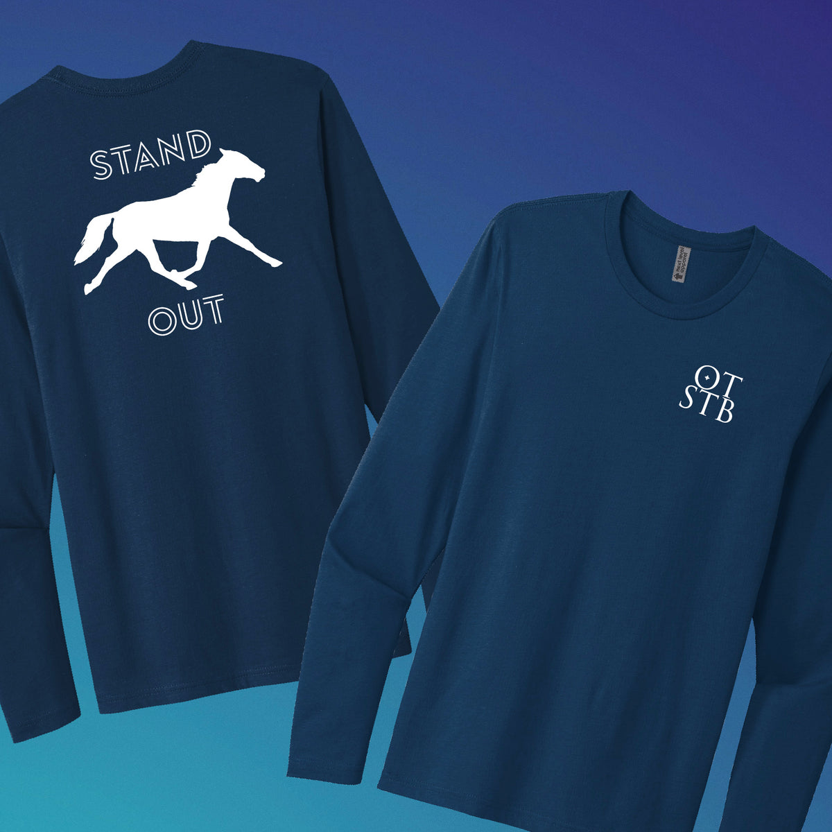 TrôtLine “Stand Out” Long Sleeve Tee — Next Level Apparel®