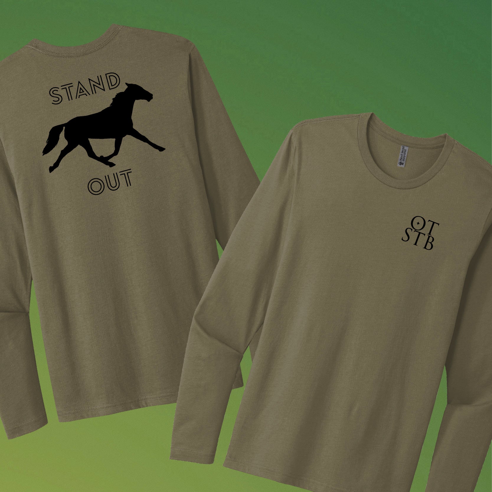 TrôtLine “Stand Out” Long Sleeve Tee — Next Level Apparel®