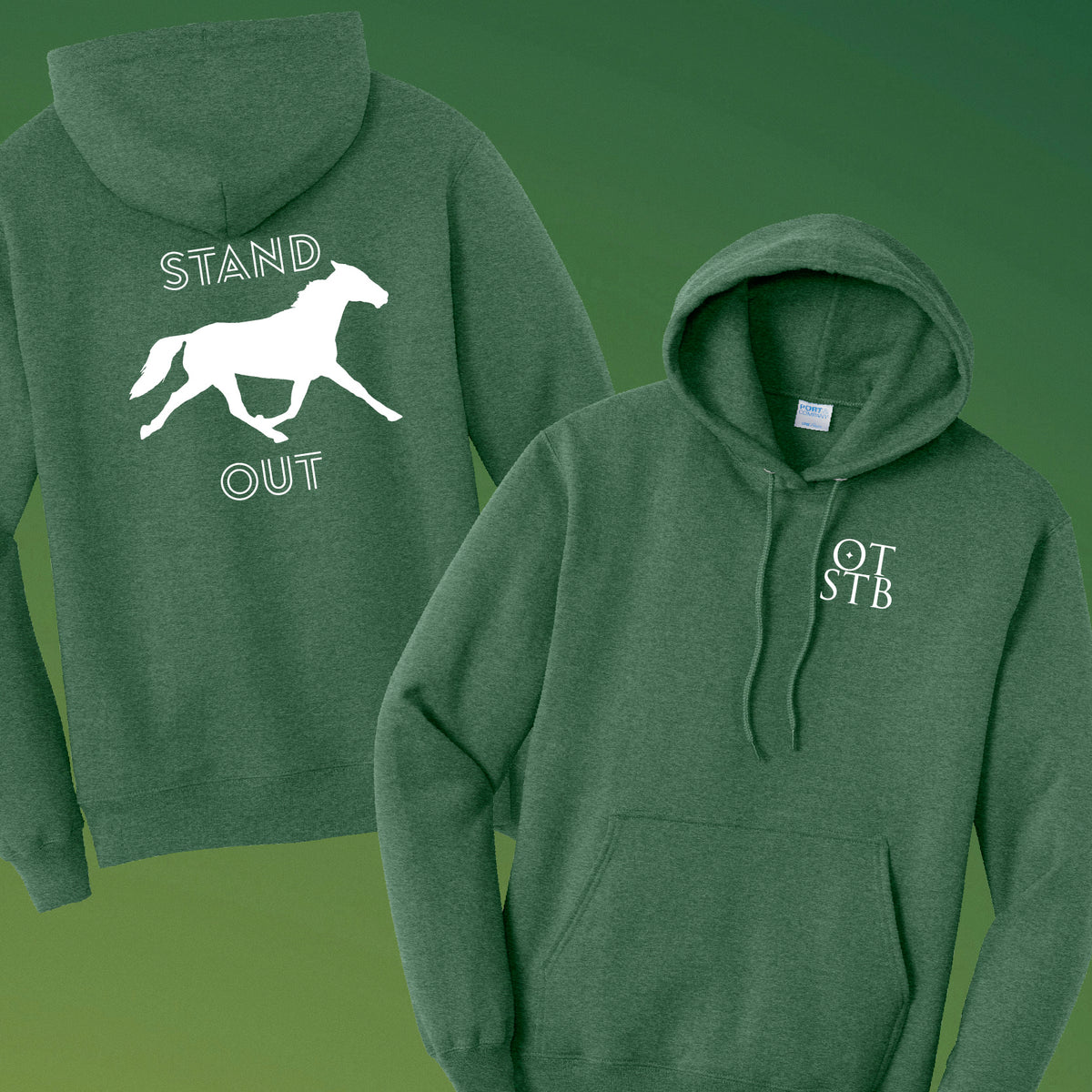 TrôtLine “Stand Out” Pullover Hoodie — Port & Co® Core Fleece